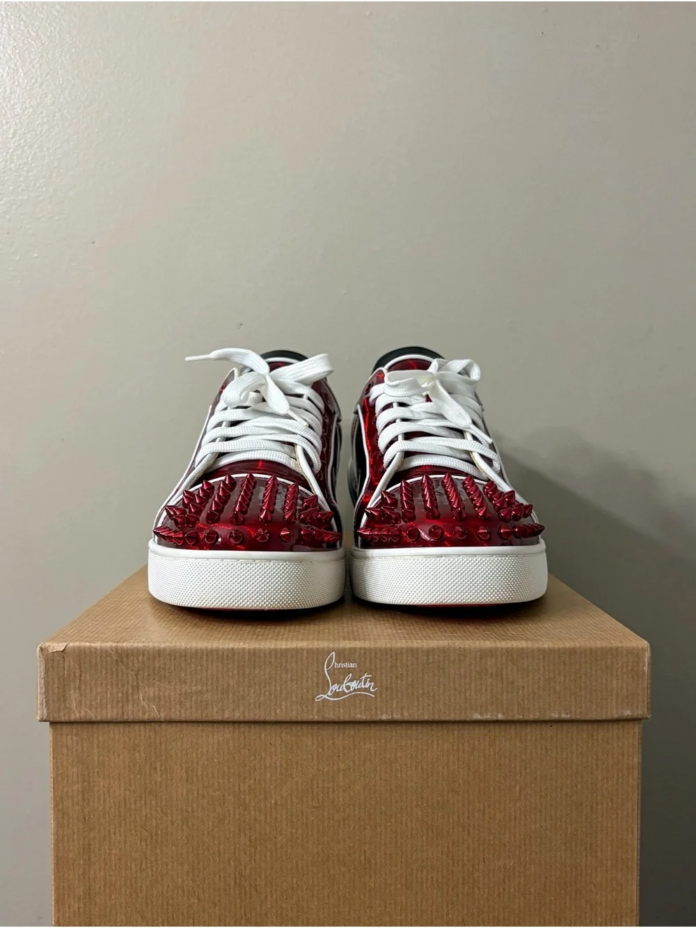 *Sold* Fun Louis Junior Spikes Flat 'Version Loubi'